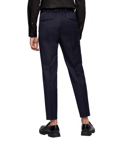 BOSS Men's Drawstring Trousers Blue $106.56 Pants