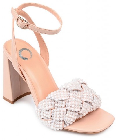 Women's Dua Woven Sandals Tan/Beige $40.80 Shoes