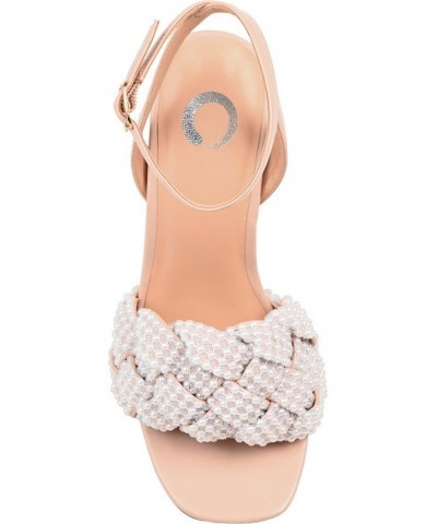 Women's Dua Woven Sandals Tan/Beige $40.80 Shoes