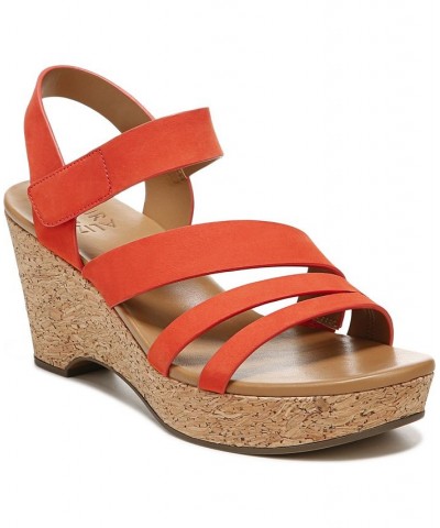 Cynthia Ankle Strap Sandals Orange $67.50 Shoes