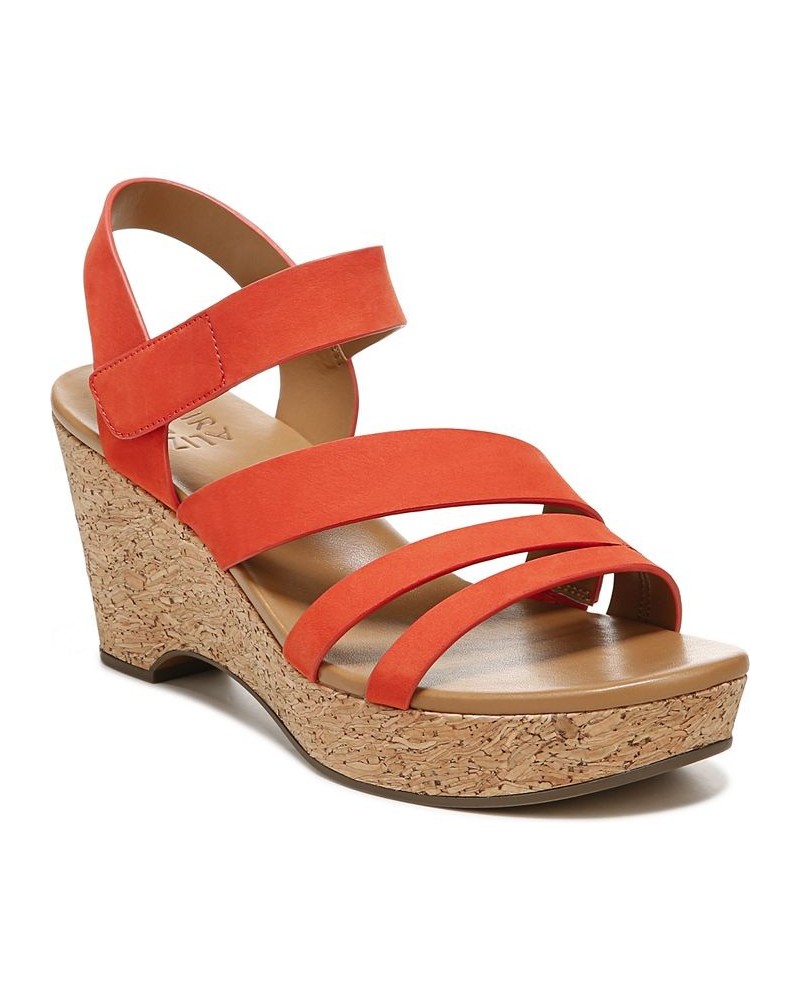 Cynthia Ankle Strap Sandals Orange $67.50 Shoes