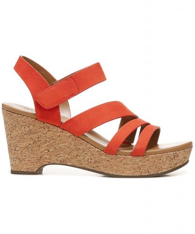 Cynthia Ankle Strap Sandals Orange $67.50 Shoes