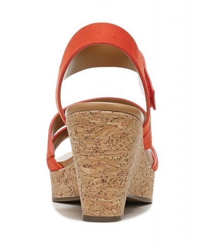 Cynthia Ankle Strap Sandals Orange $67.50 Shoes