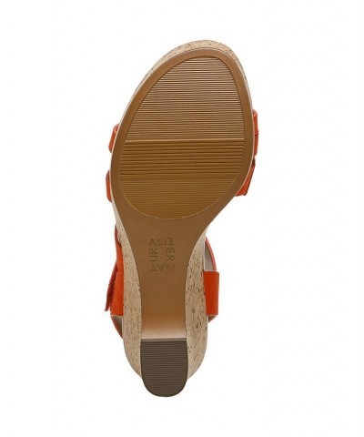 Cynthia Ankle Strap Sandals Orange $67.50 Shoes