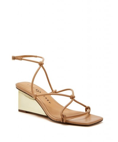 Women's The Irisia Strappy Buckle Sandals Tan/Beige $58.31 Shoes