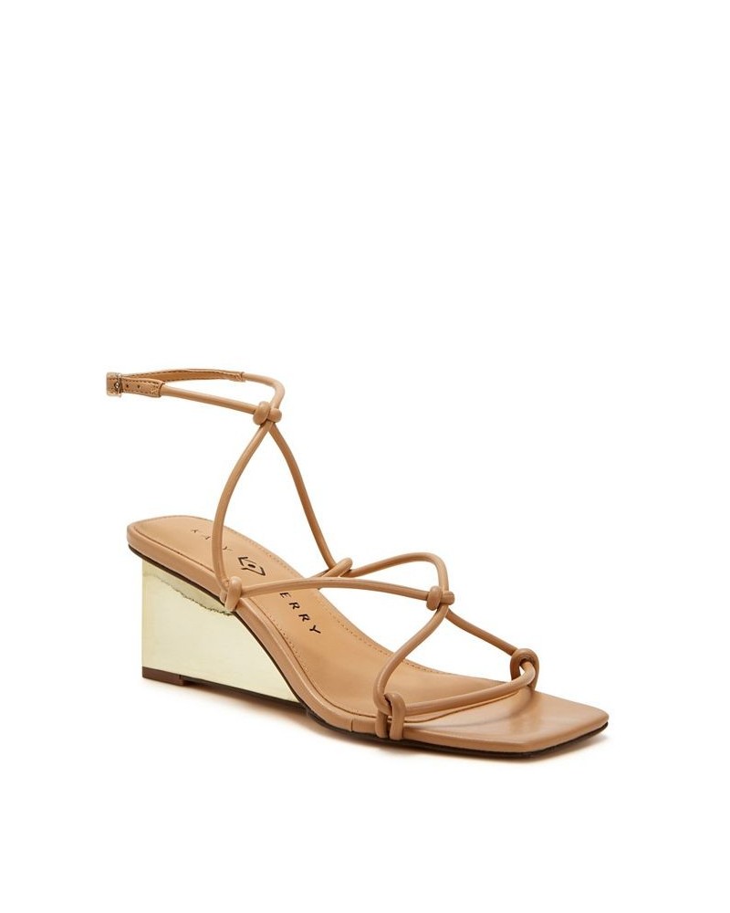 Women's The Irisia Strappy Buckle Sandals Tan/Beige $58.31 Shoes