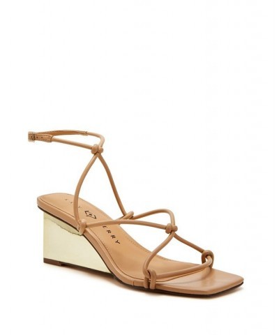 Women's The Irisia Strappy Buckle Sandals Tan/Beige $58.31 Shoes