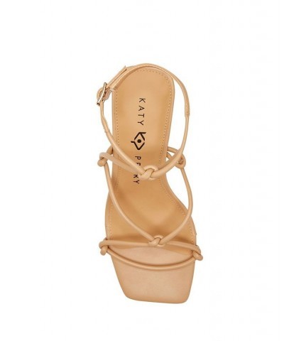 Women's The Irisia Strappy Buckle Sandals Tan/Beige $58.31 Shoes