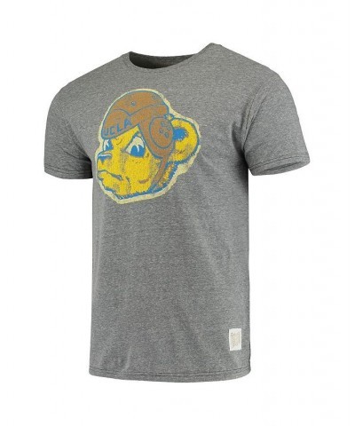 Men's Heathered Gray UCLA Bruins Vintage-Inspired Logo Tri-Blend T-shirt $24.29 T-Shirts