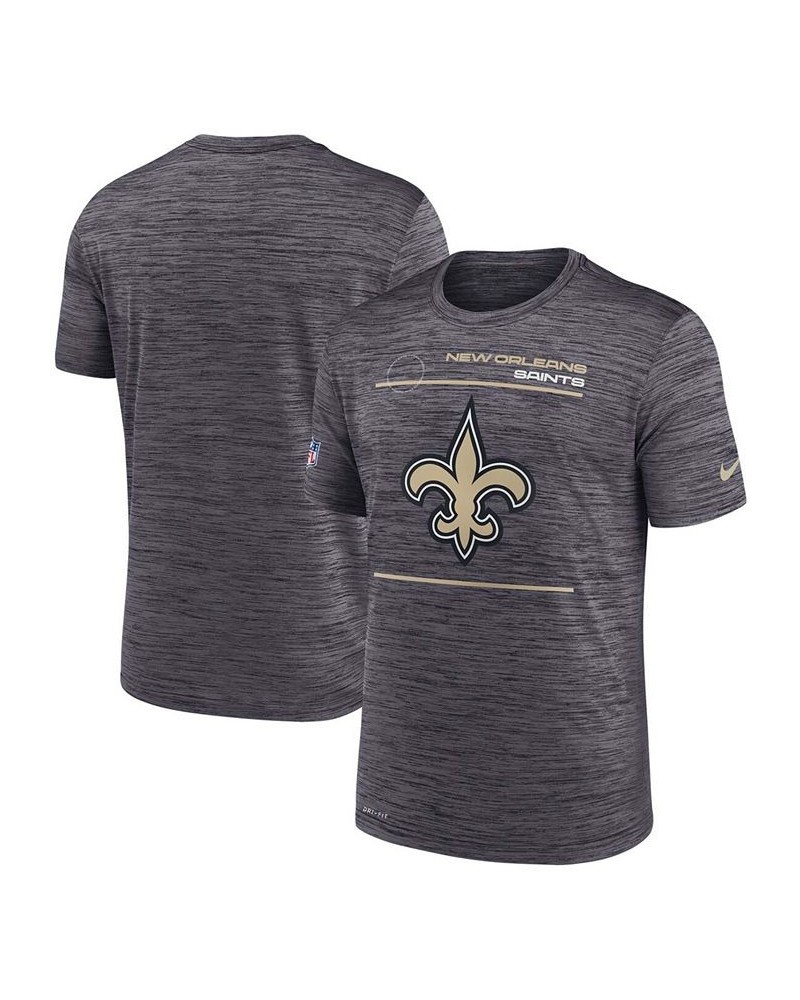 Men's Black New Orleans Saints Sideline Velocity Legend Performance T-shirt $16.92 T-Shirts