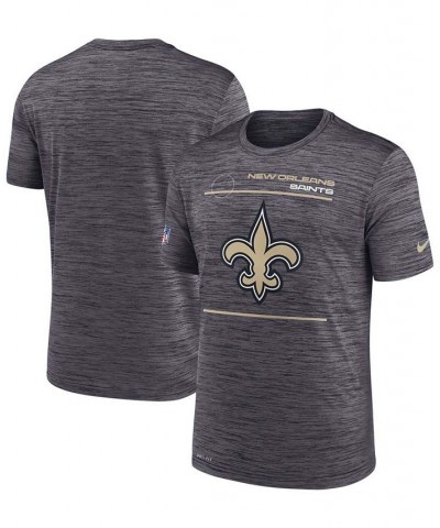 Men's Black New Orleans Saints Sideline Velocity Legend Performance T-shirt $16.92 T-Shirts