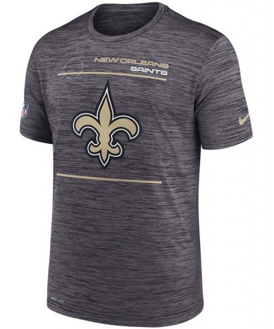 Men's Black New Orleans Saints Sideline Velocity Legend Performance T-shirt $16.92 T-Shirts