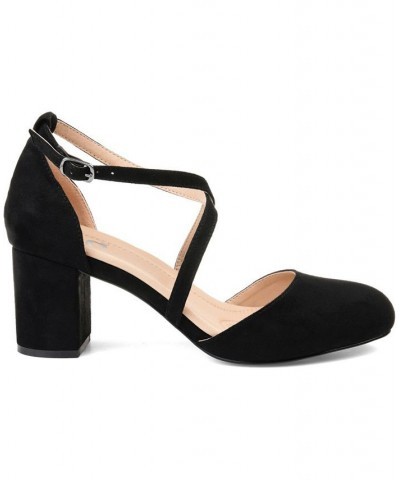 Women's Foster Crisscross Heels Black $46.00 Shoes