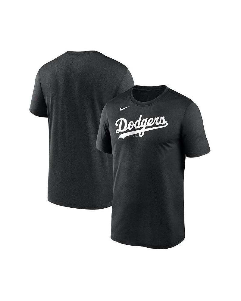 Men's Black Los Angeles Dodgers New Legend Wordmark T-shirt $24.50 T-Shirts