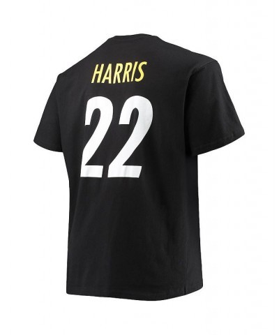 Men's Branded Najee Harris Black Pittsburgh Steelers Big and Tall Player Name and Number T-shirt $20.90 T-Shirts