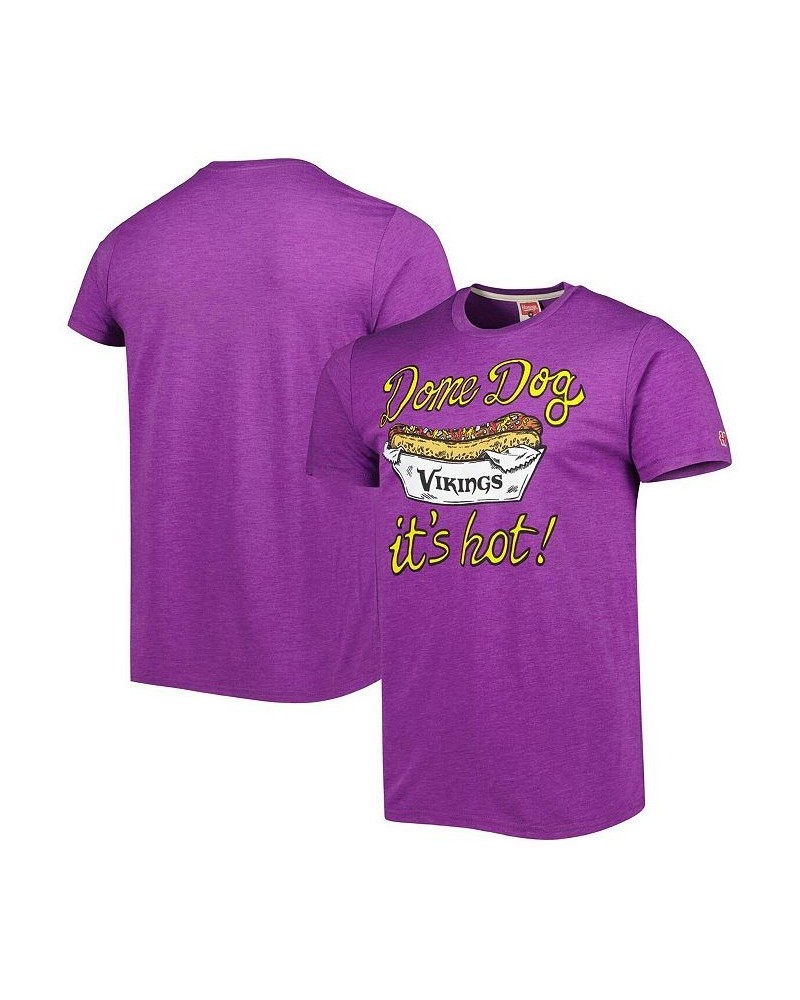 Men's Purple Minnesota Vikings Dome Dog Hyper Local Tri-Blend T-shirt $21.16 T-Shirts