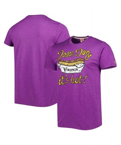 Men's Purple Minnesota Vikings Dome Dog Hyper Local Tri-Blend T-shirt $21.16 T-Shirts