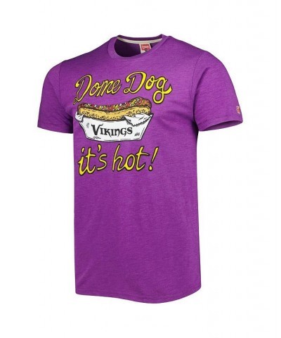 Men's Purple Minnesota Vikings Dome Dog Hyper Local Tri-Blend T-shirt $21.16 T-Shirts