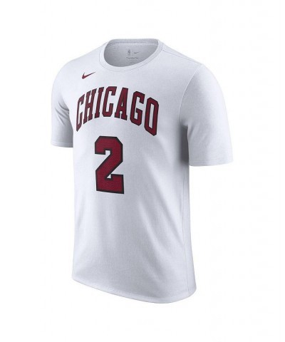 Men's Lonzo Ball White Chicago Bulls 2022/23 City Edition Name and Number T-shirt $18.90 T-Shirts