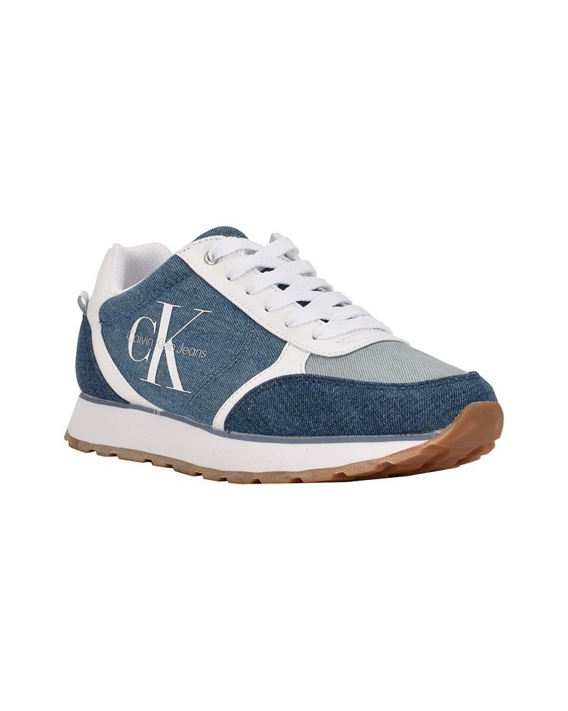 Women's Cayle Logo Casual Lace-Up Sneakers PD04 $46.53 Shoes