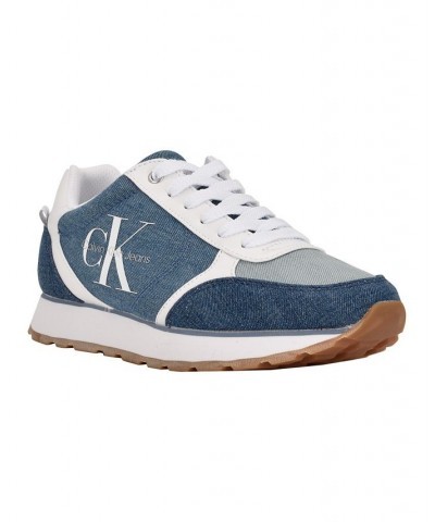 Women's Cayle Logo Casual Lace-Up Sneakers PD04 $46.53 Shoes