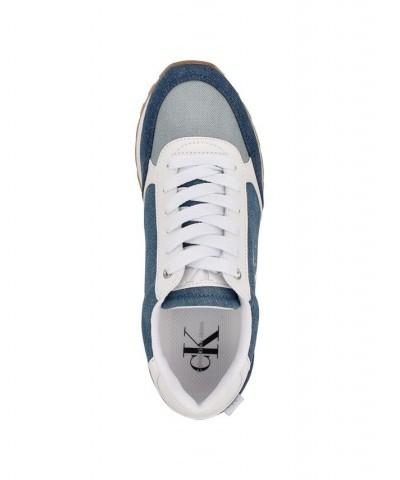 Women's Cayle Logo Casual Lace-Up Sneakers PD04 $46.53 Shoes