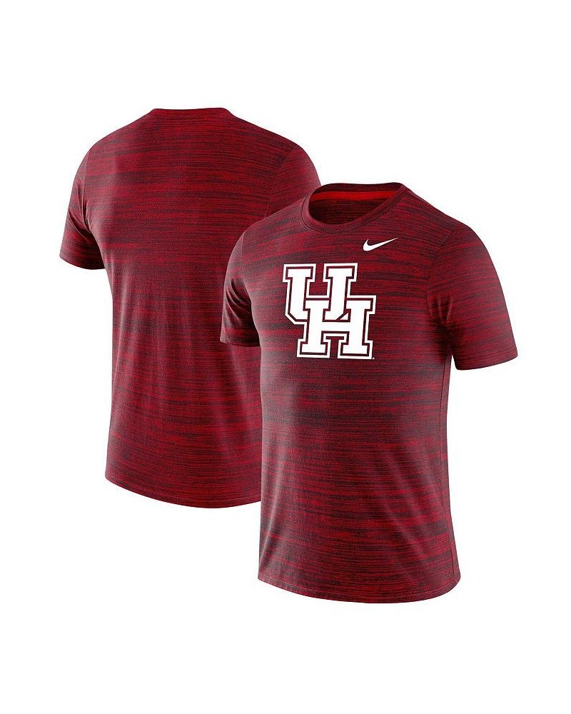 Men's Red Houston Cougars Team Logo Velocity Legend Performance T-shirt $24.75 T-Shirts