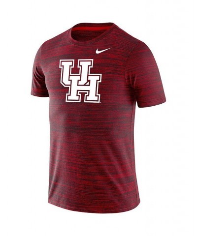 Men's Red Houston Cougars Team Logo Velocity Legend Performance T-shirt $24.75 T-Shirts