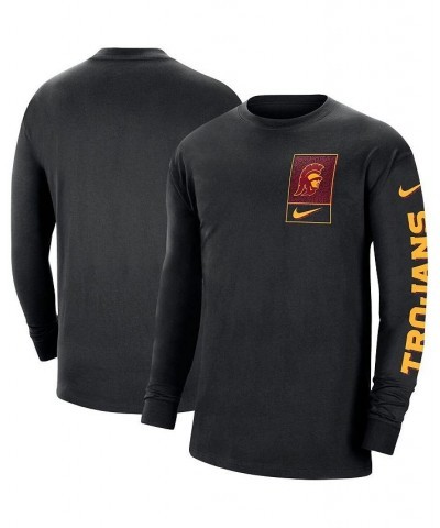 Men's Black USC Trojans Seasonal Max90 2-Hit Long Sleeve T-shirt $25.49 T-Shirts