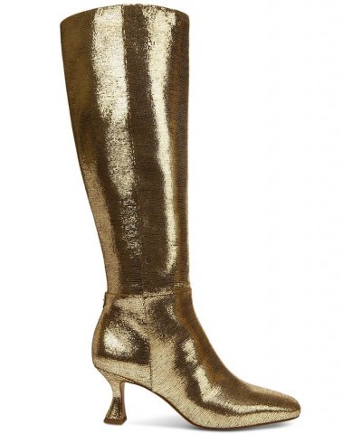 Leigh Sculpted Mid-Heel Tall Dress Boots PD04 $88.40 Shoes