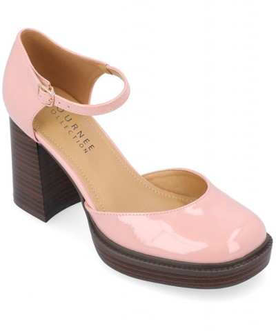 Women's Sophilynn Platform Heels Pink $41.00 Shoes