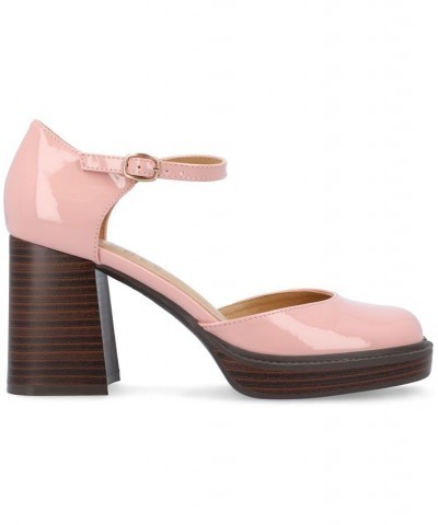 Women's Sophilynn Platform Heels Pink $41.00 Shoes