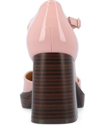 Women's Sophilynn Platform Heels Pink $41.00 Shoes