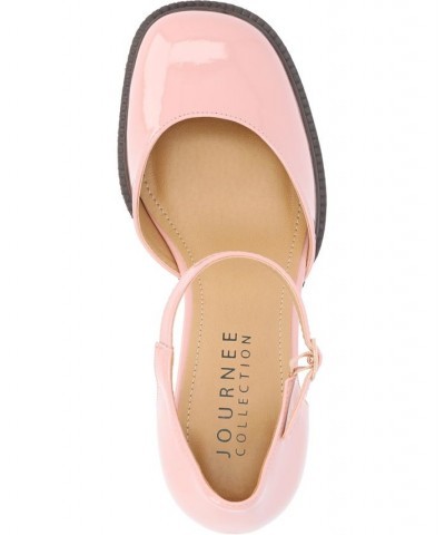 Women's Sophilynn Platform Heels Pink $41.00 Shoes