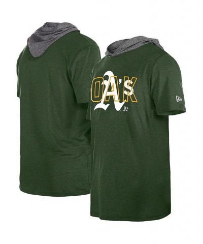 Men's Green Oakland Athletics Team Hoodie T-shirt $30.79 T-Shirts