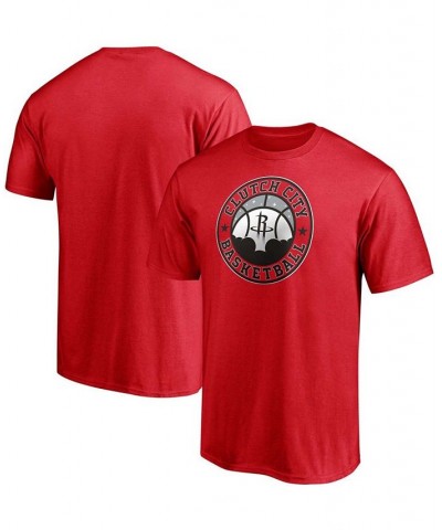 Men's Red Houston Rockets Post Up Hometown Collection T-shirt $15.19 T-Shirts