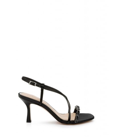 Women's Alexis Evening Sandals Black $52.89 Shoes