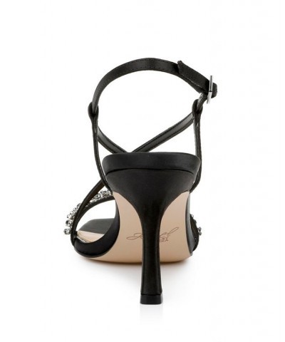 Women's Alexis Evening Sandals Black $52.89 Shoes