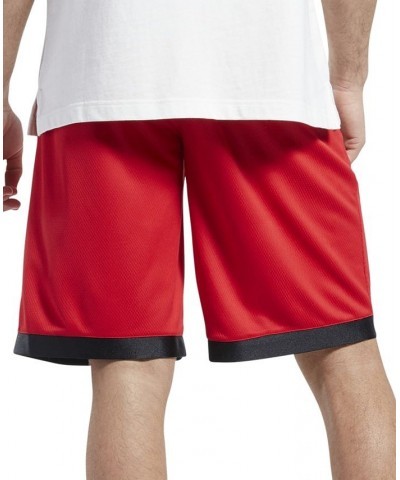 Men's Regular-Fit Logo-Print Mesh Basketball Shorts Multi $19.35 Shorts