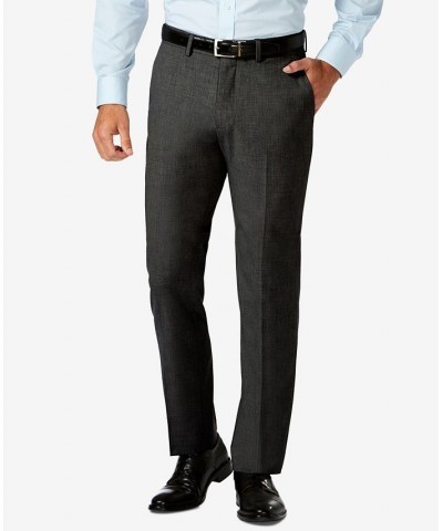 J.M. Slim Fit 4-Way Stretch Flat Front Dress Pants Charcoal Heather $25.85 Pants