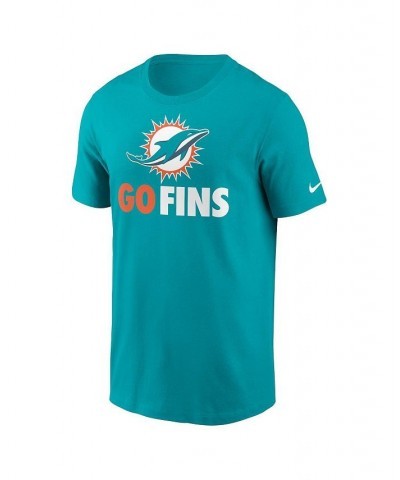 Men's Aqua Miami Dolphins Local Essential T-shirt $21.15 T-Shirts