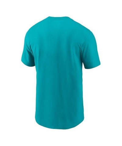 Men's Aqua Miami Dolphins Local Essential T-shirt $21.15 T-Shirts