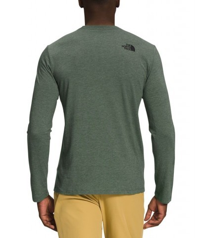 Men's Tri-Blend Bear Graphic Logo Shirt Green $23.50 T-Shirts