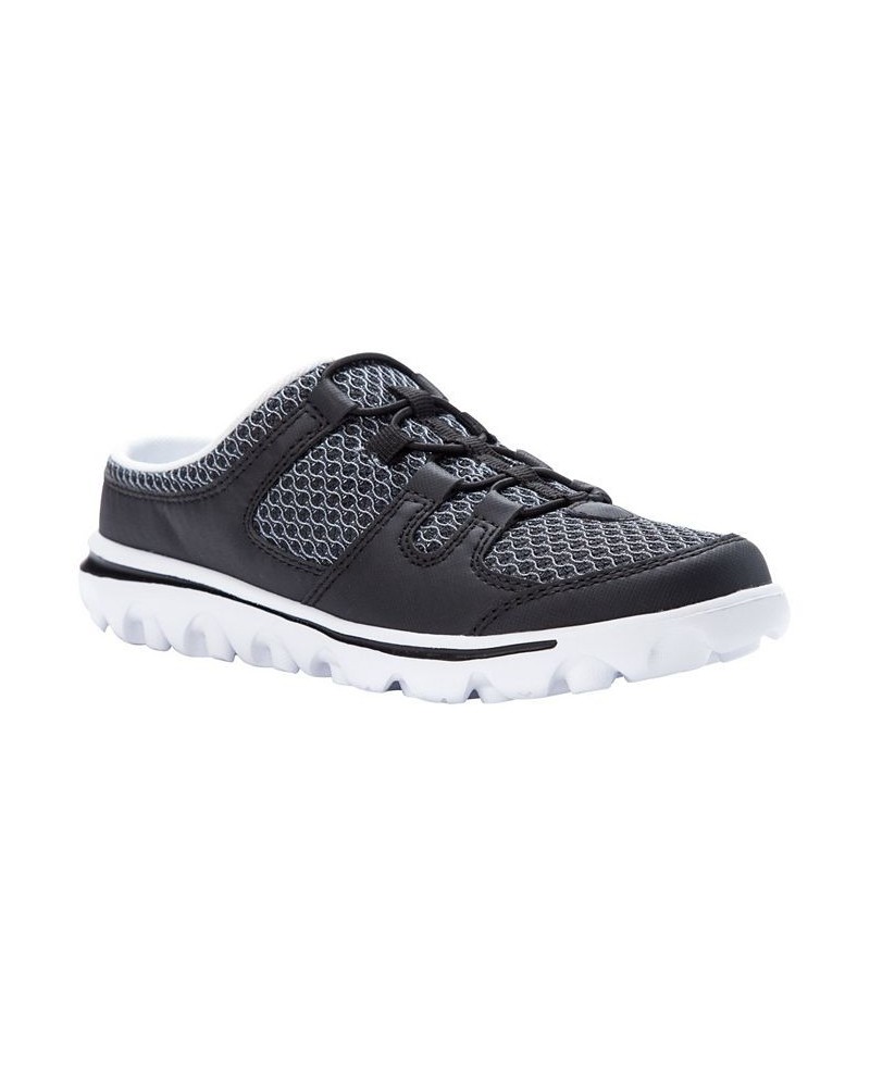 Women's Travelactiv Slide Casual Sneakers Black $38.97 Shoes