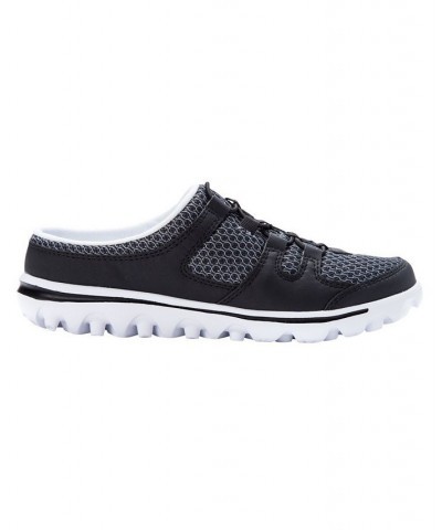 Women's Travelactiv Slide Casual Sneakers Black $38.97 Shoes