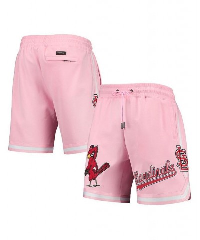 Men's Pink St. Louis Cardinals Logo Club Shorts $38.50 Shorts