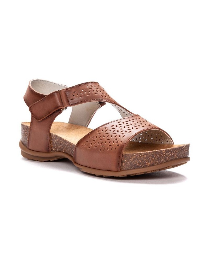 Women's Phoebe Sandals Brown $40.48 Shoes