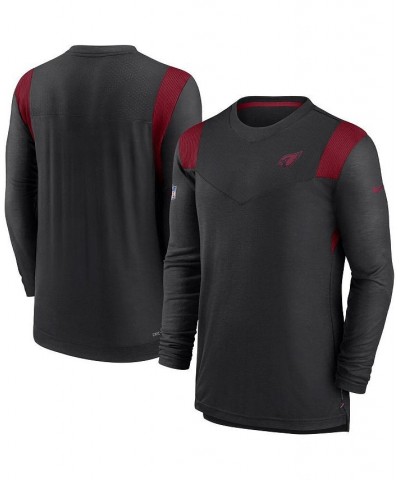 Men's Black Arizona Cardinals Sideline Tonal Logo Performance Player Long Sleeve T-shirt $33.63 T-Shirts