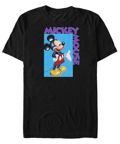 Men's Mickey Short Sleeve T-Shirt Black $15.75 T-Shirts