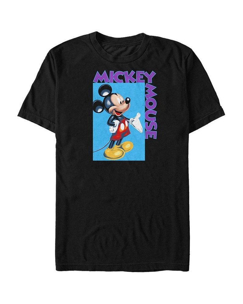 Men's Mickey Short Sleeve T-Shirt Black $15.75 T-Shirts